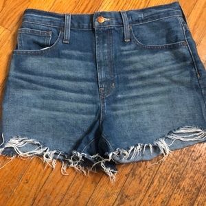 Madewell perfect fit Denim shorts